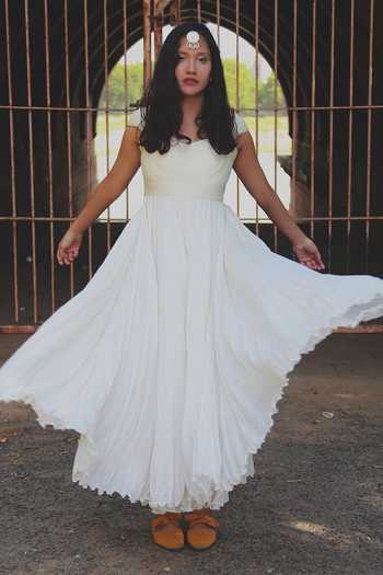 Chambray & Co. Empire Waist Flared Dress 