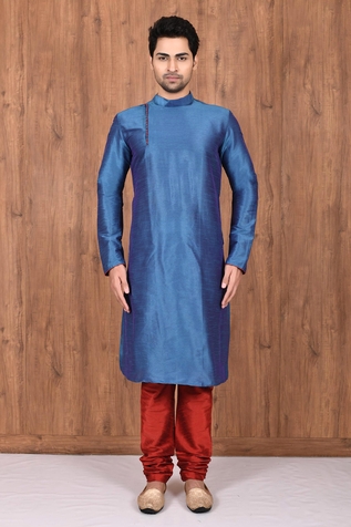 Aryavir Malhotra Dupion Silk Churidar
