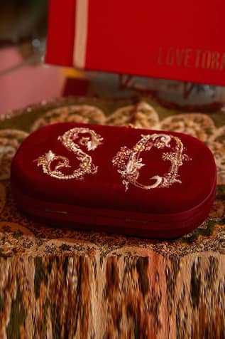 Monogram Oval Clutch 