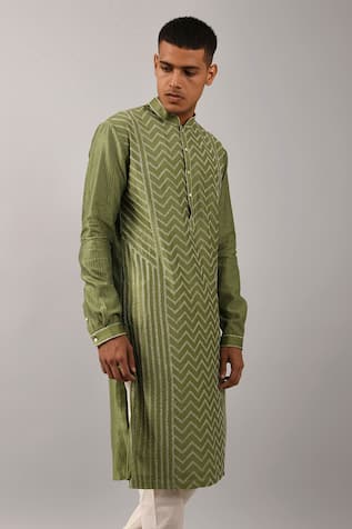 Chanderi Kurta Set 