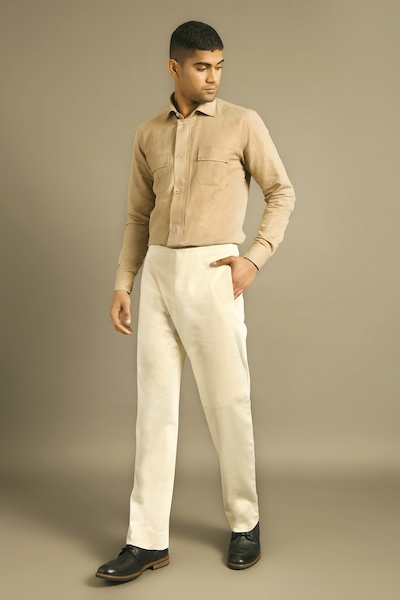 Dhruv Vaish Cotton Trousers