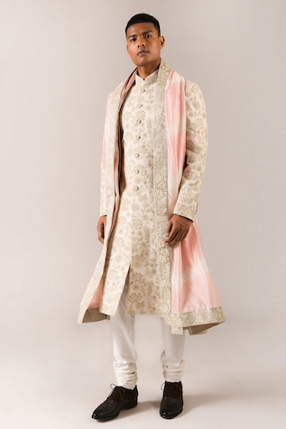 Dhruv Vaish Chanderi Tie & Dye Stole