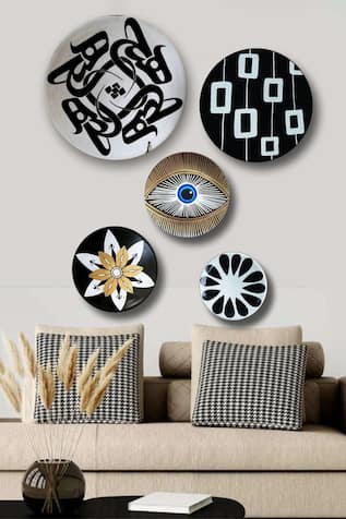 Abstract Print Canvas Painting Set of 5 