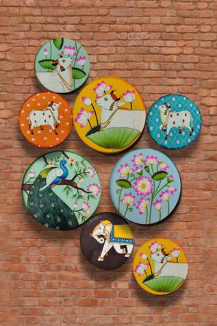 Pichwai Handmade Painting Set of 7 