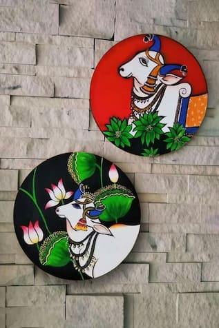 Pichwai Handmade Painting Set of 2 