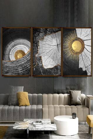 Abstract Handmade Painting Set of 3 