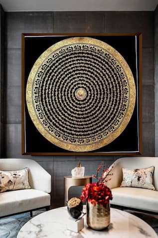Om Mandala Handmade Painting 