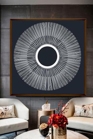 Sunburst Handmade Painting 