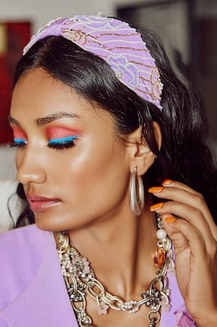 Embellished Turban-Style Headband 