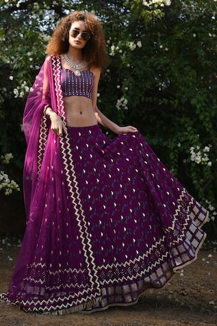 Pooja Rajgarhia Gupta Embroidered Lehenga Set 