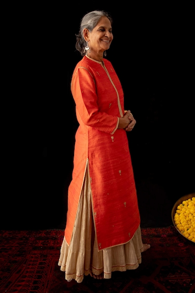 Nini Mishra Embroidered Kurta & Skirt Set