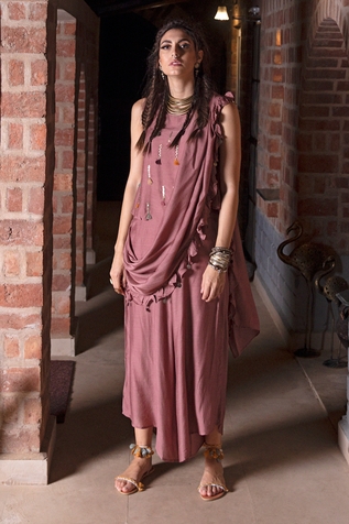 Enech Embellished Pant Saree