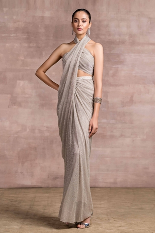 Tarun Tahiliani Draped Saree Gown