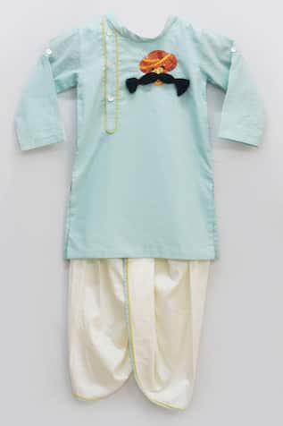 Printed Kurta & Dhoti Pant Set 