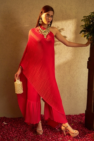 Tasuvure Indies Ayvah One Shoulder Top & Pant Set