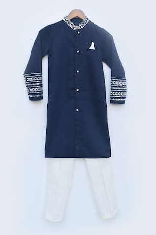 Cotton Silk Kurta Set 