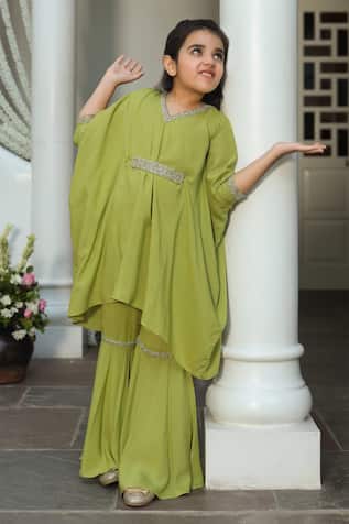 Masakali Embellished Kaftan & Sharara 