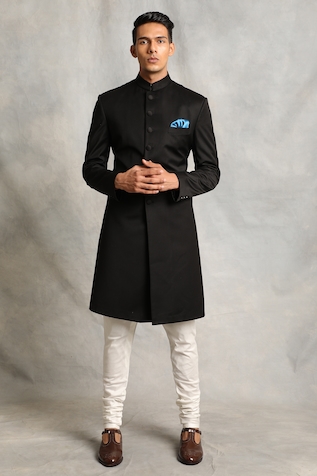 Gargee Designers Mandarin Collar Sherwani Set