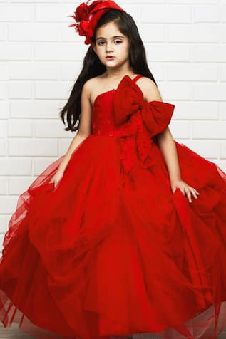 High Quality Baby Frock Designs Boutique Sequined Flare Sleeve Flower Girl's  Gown Western Style For Kids Evening Party Dress
