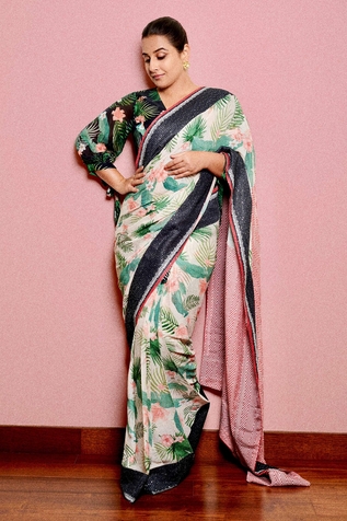 Soup by Sougat Paul Printed Saree Set
