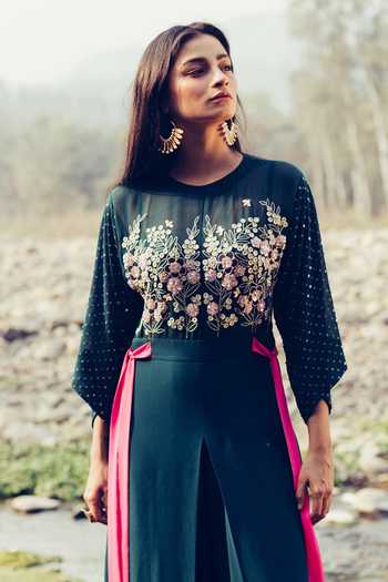 Madzin Hand Embroidered Jumpsuit 