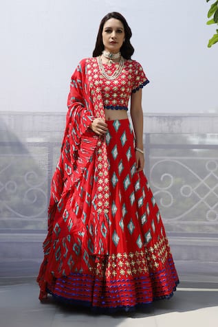 Embroidered Lehenga Set 