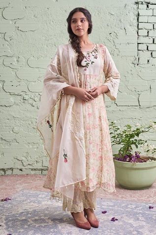 Naaz By Noor Printed Kurta & Pant Set