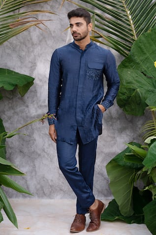 Chanderi Silk Kurta Set 