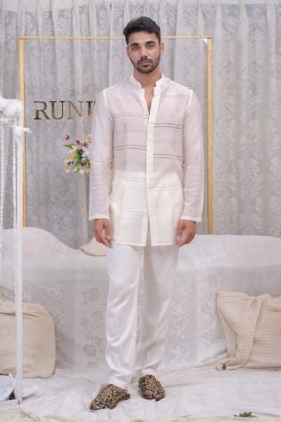 Chanderi Silk Kurta Set 
