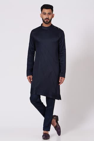 Pintucks Kurta & Pant Set 