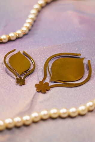 Jatin Malik Floret Metal Cutout Kalangi Set of 2