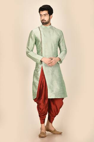 Art Silk Solid Elasticated Free Size Dhoti in RedDefault Title | Dhoti pants  for men, Clothes design, Dhoti