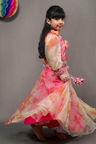 Tie & Dye Lehenga Set 