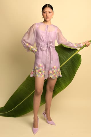 Karishma Khanduja Bareilly Organza Playsuit 