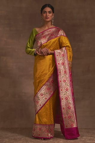 Rang Bazar Kadiyal Zari Saree 