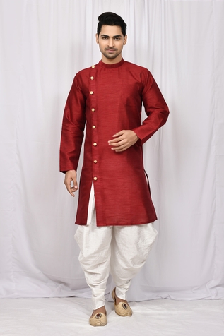 Arihant Rai Sinha Button Front Kurta & Dhoti Pant Set