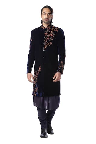 Velvet Sherwani & Kurta Set 