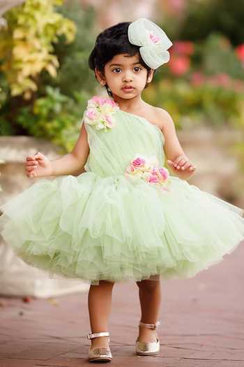 Lil Angels Eden Ruffle Dress 
