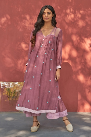 Naaz By Noor Embroidered Kurta & Pant Set