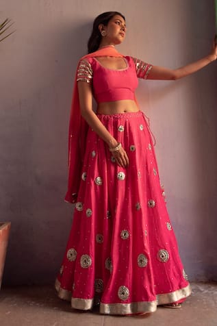 Apeksha Jain Label Gota Work Lehenga Set 