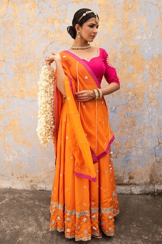 Apeksha Jain Label Gota Work Lehenga Set 