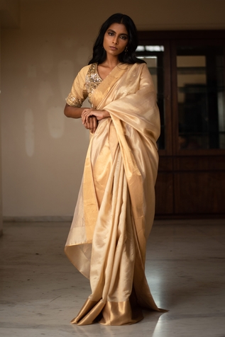 Priyanka Raajiv Silk Chanderi Saree