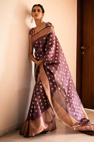 Buy Chanderi Silk cotton Saree With Bagru Block Print Online : Sriya  Creation