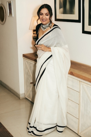 Masaba Chanderi Mul Sportee Saree
