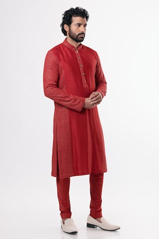 Chanderi Silk Kurta Set 