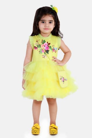 Floral Print Ruffle Dress 