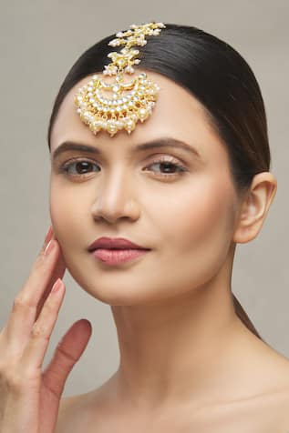 Kundan Tiered Maangtikka 