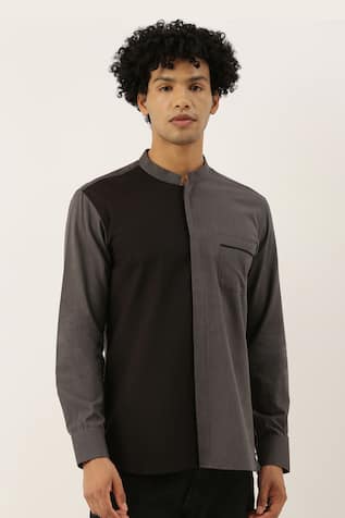 Colorblock Shirt For Kids