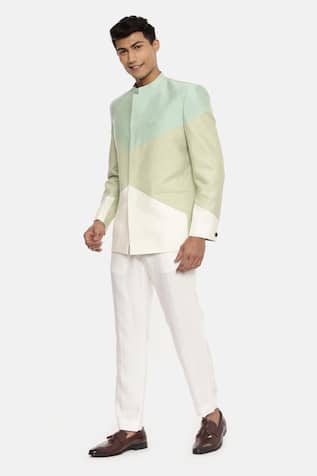 Colorblock Bandhgala For Kids