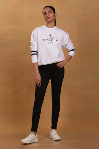 White sweatshirt hotsell for womens online